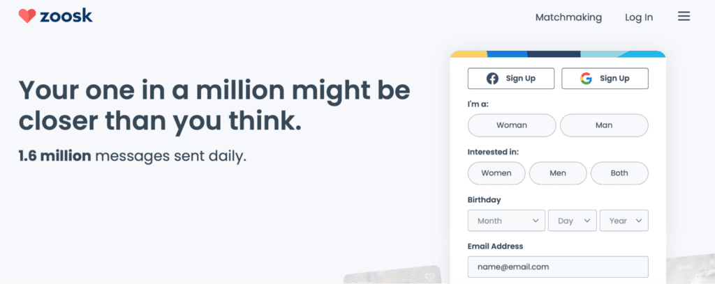 Zoosk is another popular dating app for seniors.